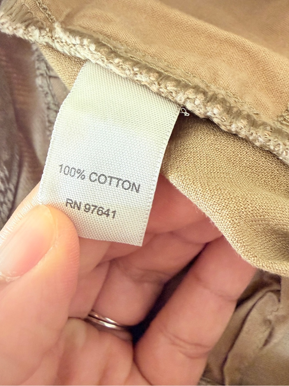 J. Jill Women's Tan Genuine Fit Below Waist Capri Pants‎ Size 8 - Picture 5 of 10